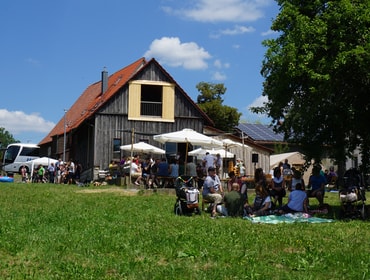 Scheuer von der Terrassenseite